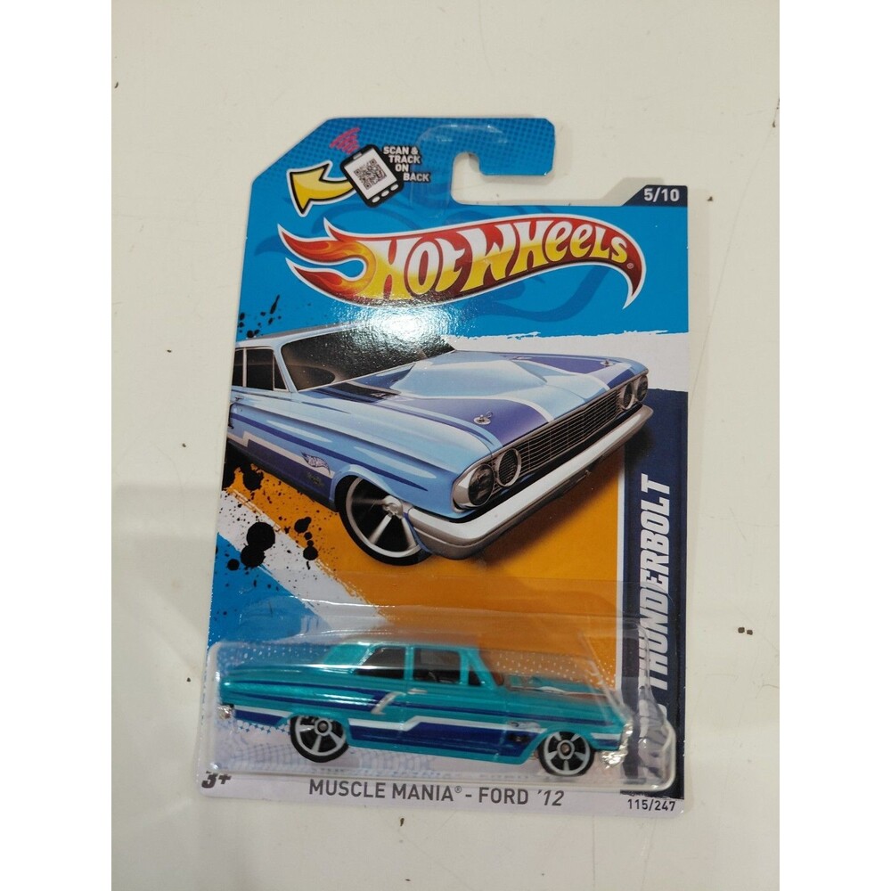NIP Hot Wheels Muscle Mania 1:64 Die Cast 1964 Ford Thunderbolt Muscle Car